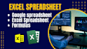 develop excel spreadsheet, googlesheet, excel automation and vba task