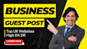 business guest post service on UK websites