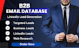 do b2b lead generation email find business database linkedin leads contact list