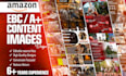design amazon a plus content, ebc and amazon listing images