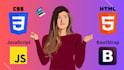create HTML, CSS, javascript landing pages