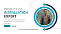 wordpress installation with theme setup