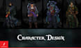 draw illustration character concept art dnd card