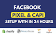 set up facebook pixel , meta pixel, conversion API with taggrs,stape via GTM