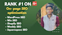 do yoast on page SEO optimization for wordpress, wix, shopify, weebly