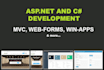 develop and modify asp dot net applications
