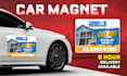 design premium car magnet, car sign, window decals