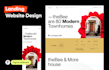 do UI UX design by figma for website and landing page