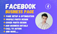 create, fix and setup your facebook business page, fan page create