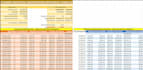 create a dynamic mortgage amortization repayment schedule