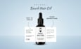 do beard hair oil label, box packaging, bottle design