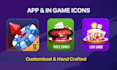create fantastic eyecatching game icon