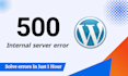 fix wordpress 500 internal server error and 403 forbidden or critical error