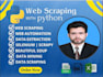 scrape any website using python, selenium, and  scrapy