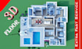 give beautiful 3d floor plan render or isometric  view from your floor plan