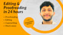 proofread your documents in english and arabic languages