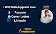 write and upgrade your resume, cv, cover letter, linkedin english arabic french