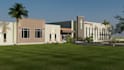 design church interior and exterior animation 3d
