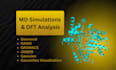 do docking simulations and dft analysis