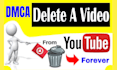 remove youtube video in short time by apply dmca