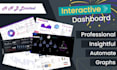 analyze and visualize excel data and design interactive dashboard,graph in 24hrs