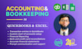 do bookkeeping and accounting cleanup in quickbooks online