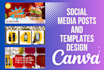 create social media posts and templates with canva