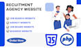 build recruitment agency website and business website design
