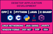 do oop, data structure, linux c language, cpp, c sharp, python, java programming