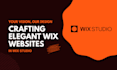 create an elegant website in wix studio