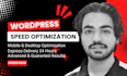 do wordpress website speed optimization and increase pagespeed insights score