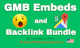 make 200 map gmb embeds, plus 200 contextual backlinks