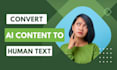 convert chat gpt text to human writing
