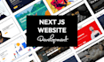 design and develop your website in next js