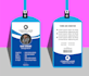 create an office, press, staff, and student id card design