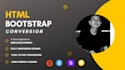 create psd to html conversion bootstrap responsive design