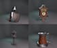create simple stylized and low poly asset packs