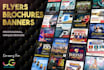 design an  flyers, banners and brochures