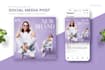 do creative instagram and facebook post design