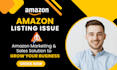 fix amazon listing issues, listing errors 8541 8105 5461 8567, gtin exemption