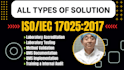 help you in iso 17025 certification for your lab