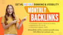 make high quality backlinks to boost ranking and traffic