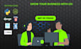 do website development using react js, HTML, CSS, javascript, python and django