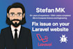 fix issue on your laravel website