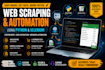 build python web scraping bots and selenium automation
