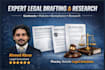 provide expert legal drafting and legal research
