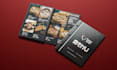 design modern restaurant menu, digital tv screen, and food menu