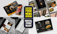 design a professional food, cafe, or restaurant menu