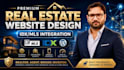do real estate agent website in wordpress, wix with idx, mls