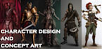 draw character design and concept art